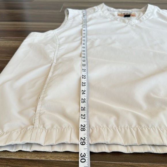 IZOD X-treme Function Golfwear Beige Windbreaker Pullover Vest, XXL - Picture 7 of 13